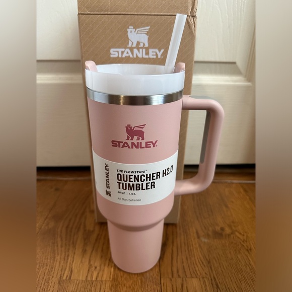 NEW IN BOX Stanley Quencher H2.O Flowstate Tumbler 40oz Pink Dusk - Picture 2 of 11